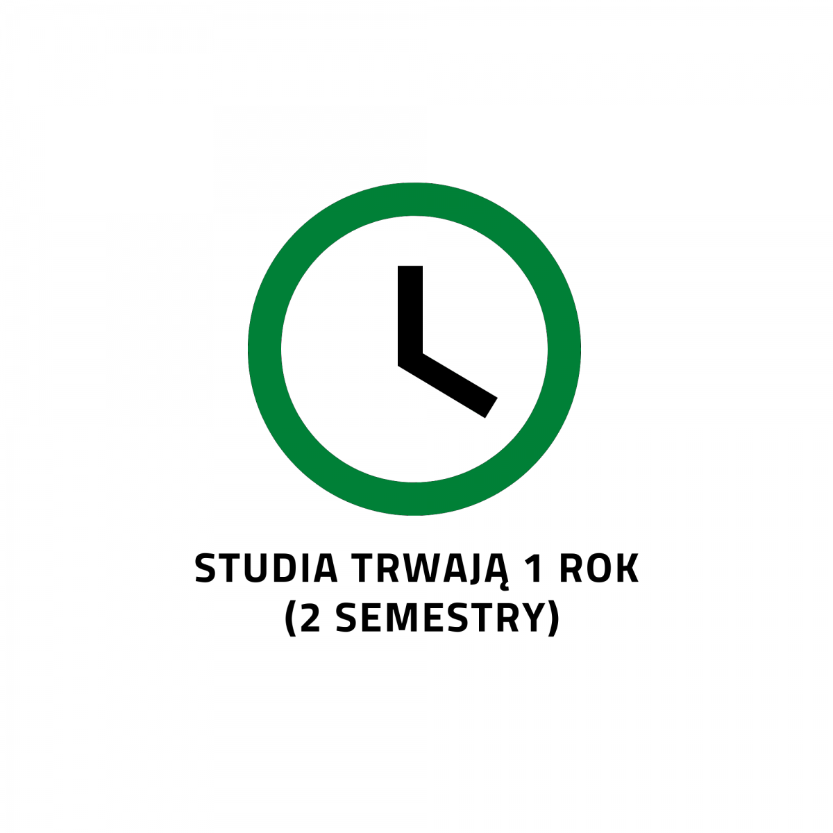 studia trwają 1 rok (2 semestry)